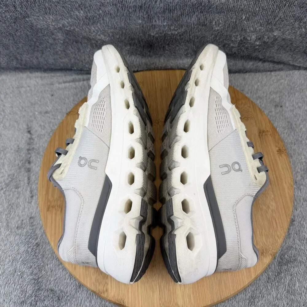 On CloudTec Helion Shoes Womens Size 9 Gray White Running Sneakers 3WE10130622